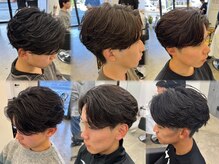 ラッドバイプティパ 水戸元吉田店(rad...by petit-pas)の雰囲気（扱いやすくカッコイイセンターパートスタイル(フェザーパーマ)）