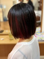 ヘアーコンセプト(HAIR CONCEPT)&nbsp;チェリーピンクなインナーカラー