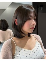 サンドナル 鹿児島天文館(sand NALU)&nbsp;ハッシュカット/グレージュ/デザインカラー[鹿児島天文館]