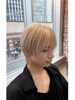ウィル 西宮店(WiLL)&nbsp;ラウンドマッシュウルフ×ハイトーンカラー