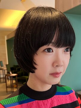 トップヘアーヒルズ 安城(TOP HAIR HILLS) 安城マッシュショートボブミニボブ黒髪ショート艶髪30代40代50代