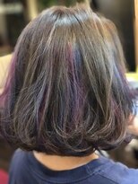 アオゾラヘアー 本店(AOZORA HAIR)&nbsp;アッシュグレー×ブルー&バイオレット☆