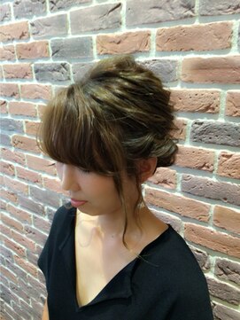 ヘアー ルーム レッド(hair room. red by NYNY) セミロング×ヘアアレンジ×ヘアセット