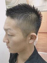 パティオンツー(PATIONN2)&nbsp;【Livingu you】古塩 功3ミリ刈り上げスパイキーベリーショート