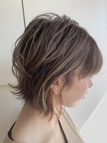 ヘアーアンドメイク ルシエル(hair&make Luxiel) くすみグレージュ×イヤリングカラー【葛西】