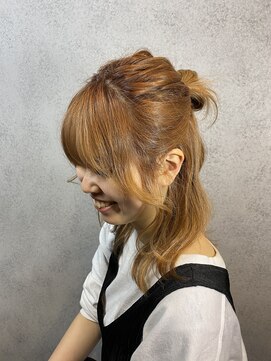 ヘアサロンM 新宿 ブラウンベージュ
