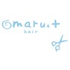 マル ヘアープラス(maru。hair+)のお店ロゴ