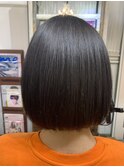 切りっぱなしボブ