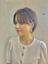 ヘアーワークス ヘルム 渋谷店(HAIR WORKS HELM)&nbsp;センターパートショート