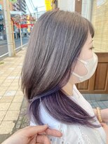 モモ(MOMO)&nbsp;インナーカラーシルバームラサキ