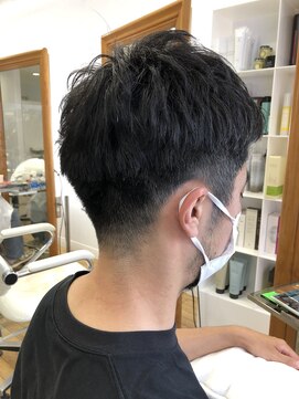 ヘッズ 本八幡店(HEADS) MEN'S HAIR  センターパート　ツイストスパイラル　韓国マッシュ
