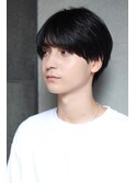 シースルーマッシュでセンターパートも!