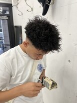 ウェルネス(Wellness)&nbsp;ハイライト波巻きマッシュアップバング束感ショート70