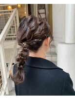 アロウズ(Arrows)&nbsp;金箔×ゆるふわ編みおろしアレンジ