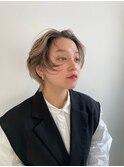 ショート/ヘアアレンジ/ナチュラル/大人/モード