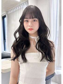 ボタン テンジン(VOTAN tenjin) 【votan_はまひ】レイヤーロング/ぱっつん前髪/髪質改善/