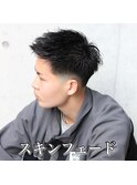 フェードベリーショート黒髪
