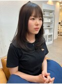韓国風レイヤー×ホワイトアッシュ