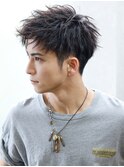 ツーブロックショート