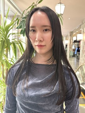 ピークアブー アヴェダ アトレ恵比寿(PEEK-A-BOO AVEDA) 顔まわりレイヤー/簡単スタイリング/前髪なし/前髪あり