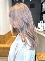 アルバム 銀座(ALBUM GINZA)&nbsp;ピンクヘアーくすみベージュピンクグレープフルーツ_ba497821