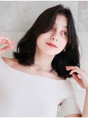 ボリューム感が可愛い♪♪たぷっとミディアムボブ