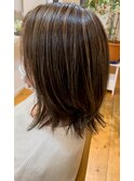 函館/グレージュ/ハイライト/透明感/つや髪/大人髪