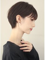 くびれショート耳かけ大人ショートカット30代40代50代髪型前髪