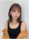 【LOREN AO】透明感アッシュベージュ/ミディアムレイヤー