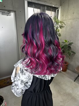 ダンク(DUNK) ネイビー×インナーピンク