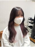 【インナーピンクカラー】ロングヘア/南浦和/韓国 5