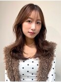 ショコラブラウン顔周りカットくびれレイヤー【横浜】