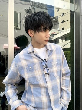 グリーンミドル(GREEN middle) メンズカット:ラフな動きで爽やかに メンズショート