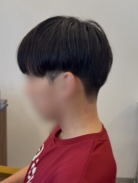 タメ(tame-) サーフカール/フェザーパーマ/ブルーブラック【都賀/メンズ】