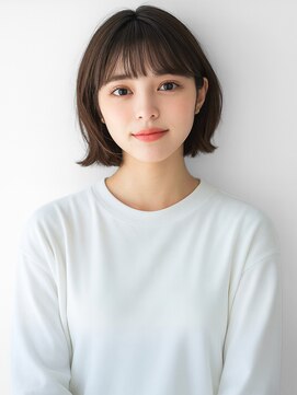 ヘアーアンドスパ フェリーチェ ミチ 野田屋町店(HAIR&SPA felice MICHI) 【feliceMICHI山口智也】外ハネボブ ブラウン 美髪 20代30代