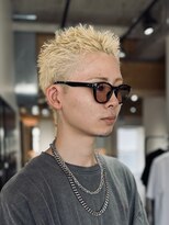 クオル 円山(QOL)&nbsp;スパイキーショートフェザーアップバング刈り上げメンズショート