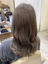 コトナ 越谷店 ブリーチなしダブルカラー|透明感|ヘーゼルベージュ【越谷】