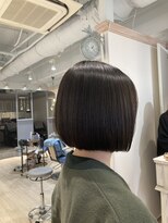 シェノン 赤羽店(CHAINON)&nbsp;切りっぱなしボブ赤羽美容院2026トレンドスタイル