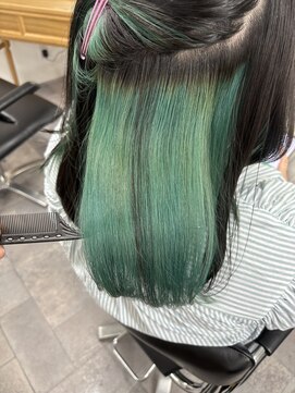 リラベース(relaBASE) デザインカラー　ブリーチカラー　グリーンカラー