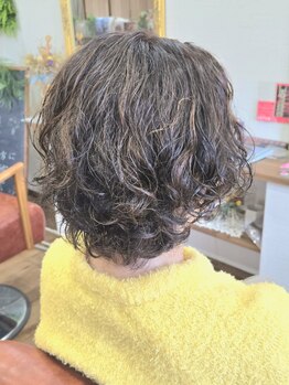 フィカス(Ficus)の写真/パーマとヘアケアが同時に叶う★トリートメントパーマでしっとり柔らかく、ナチュラルな仕上がりに♪