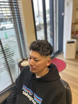 ロッソ(Rosso) パーマ×メッシュ