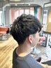【Men’s】カット＋ヘッドスパ(眉カット込み)