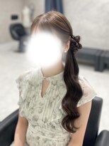 クラン 北新地店(Clan)&nbsp;サイドお団子ポニー／北新地ヘアセット