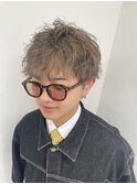 10代20代30代アッシュベージュ◎刈り上げマッシュパーマ