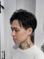 ハクオム 大須(HaKU Homme) メンズショート/メンズ刈り上げ/メンズセンターパート