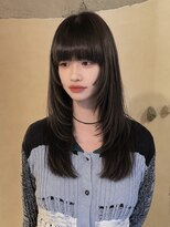 エルム(elm) 赤みなし透明感カラー×艶髪レイヤー