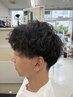 【トレンド感UP】メンズカット＋シェービング＋ツイストパーマ
