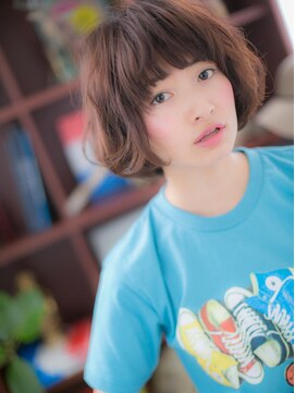 カバーヘアアンドスパ ブリス 浦和(COVER HAIR&SPA bliss) *+COVER HAIR+*…ラウンドバング♪でガーリーボブa
