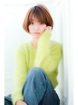 ジーナ(ZINA) 軽めブラウン×ボブ