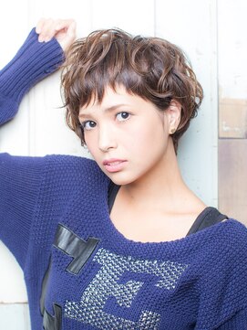 サロンドメルシー (salon de merci) 【salon de merci 青葉台】くせ毛風 丸みショート 大人ボブ☆